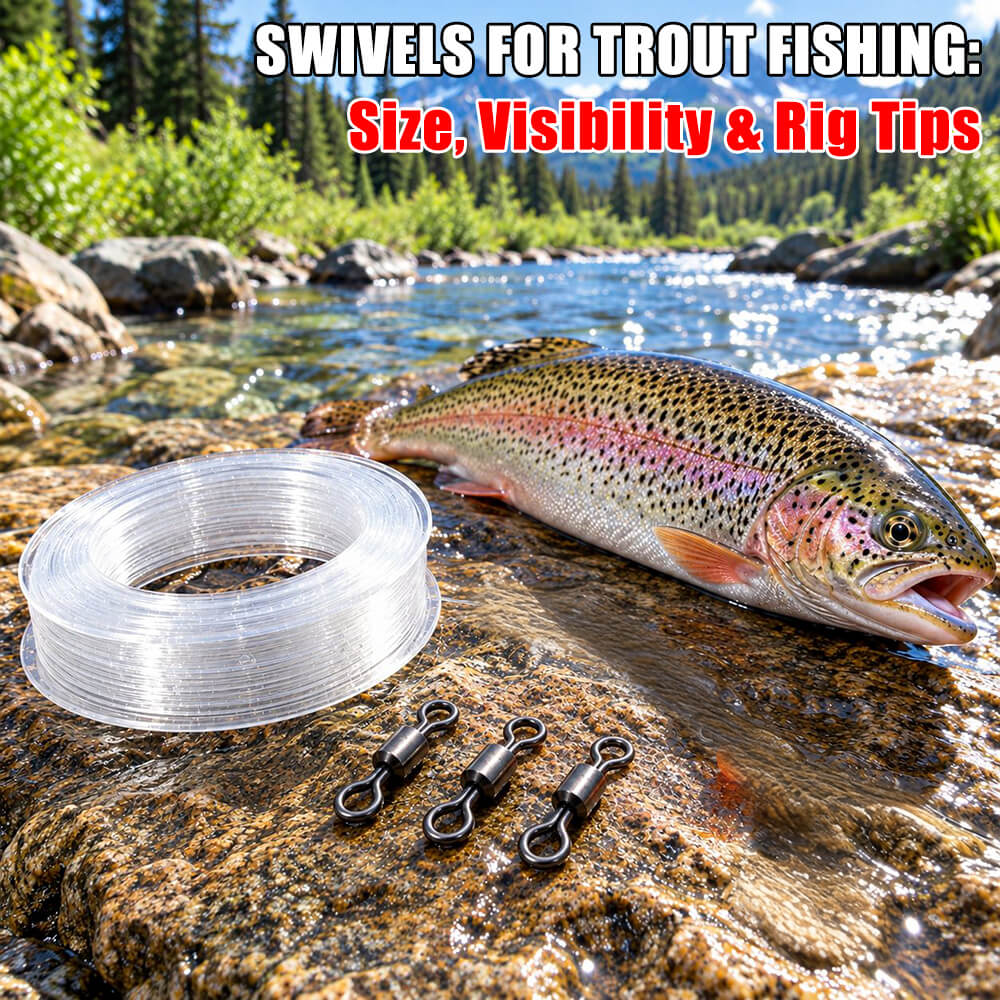 Swivels for Trout Fishing Size, Visibility & Rig Tips