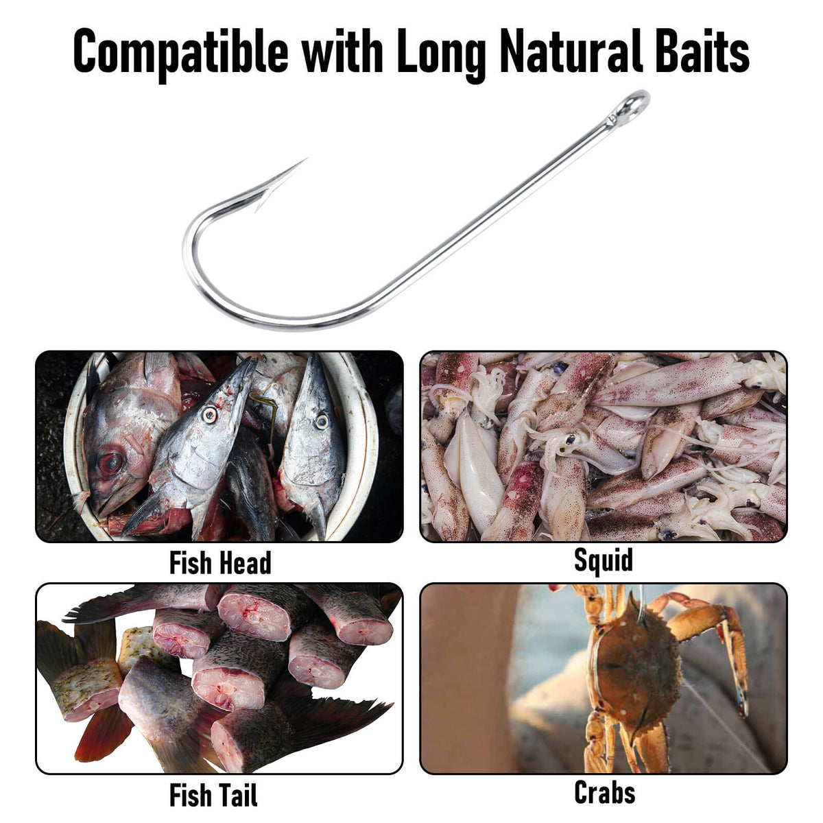 Dr.Fish O'Shaughnessy Forged Fishing Hooks #8-#10/0
