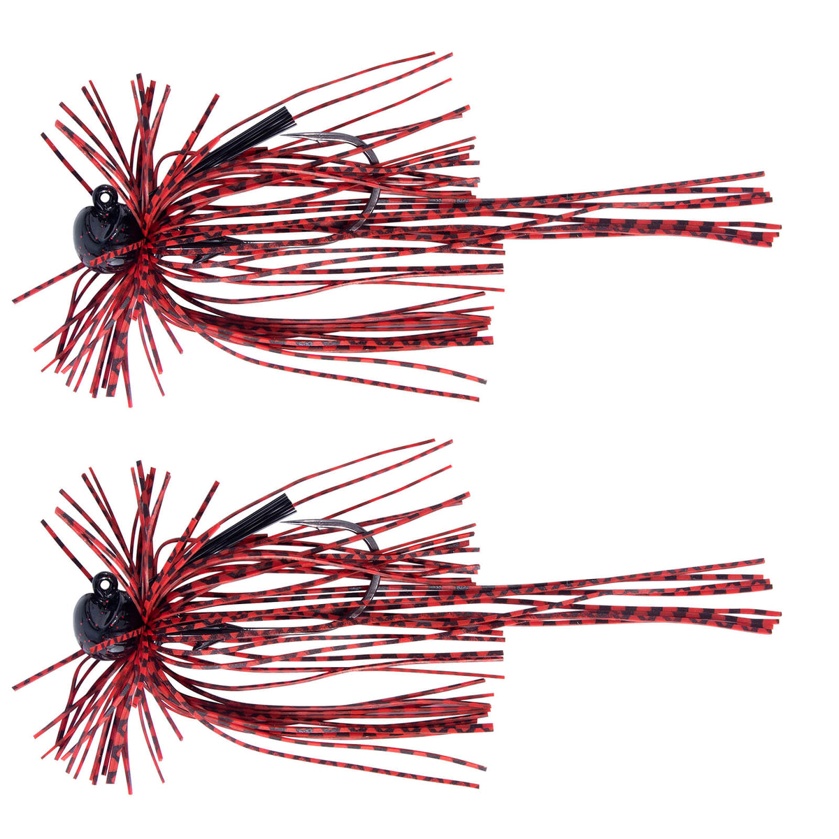 Dr.Fish 2pcs Football Jigs with Silicone Skirts 3/16oz-3/8oz