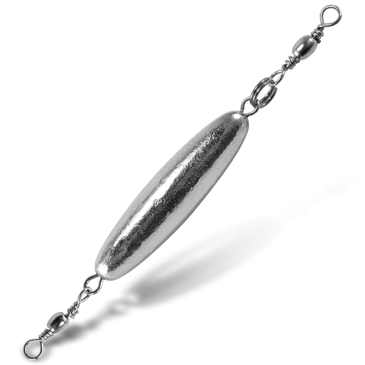 Dr.Fish 10pcs Inline Trolling Sinkers with Double Swivel 1/16oz-1.2oz