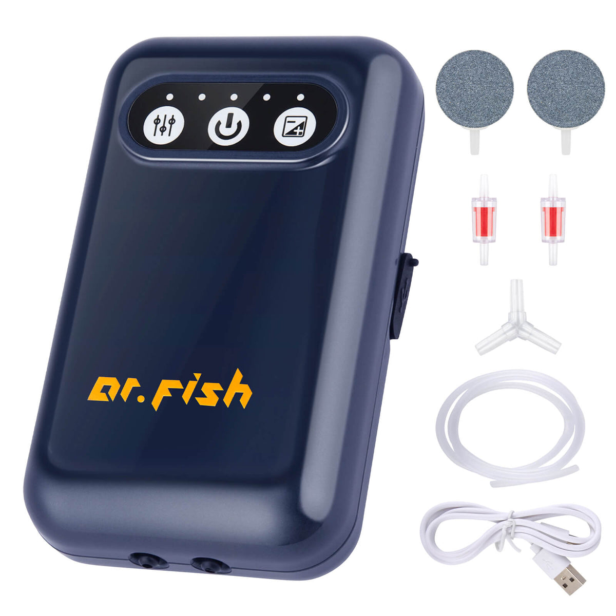 Blue Aquarium Air Pump 5200mAh