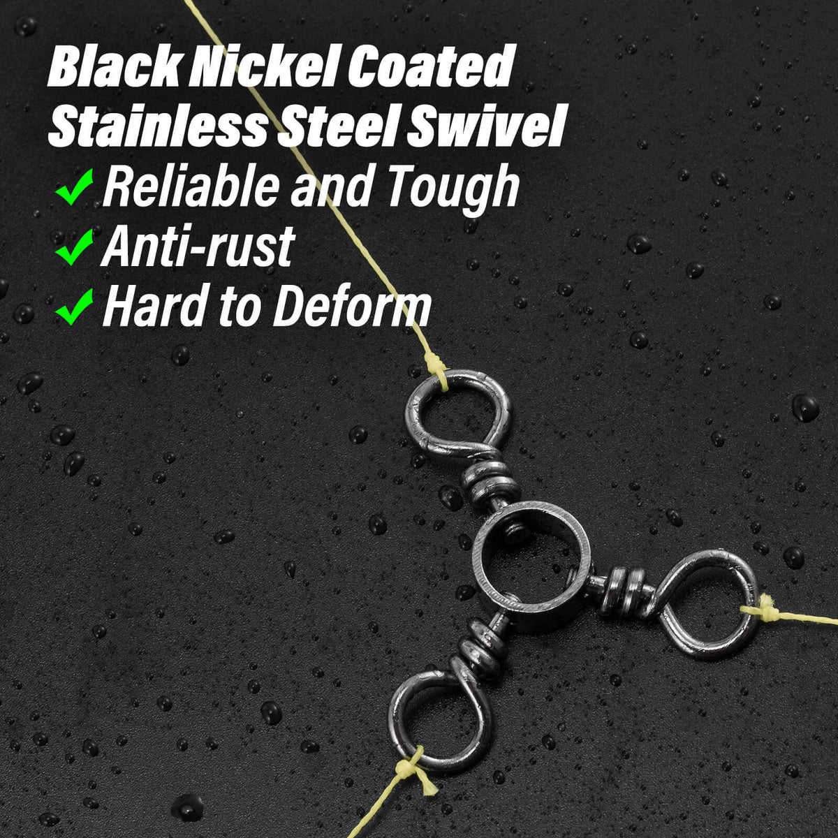 Dr.Fish Three Way Swivels 28-220lb