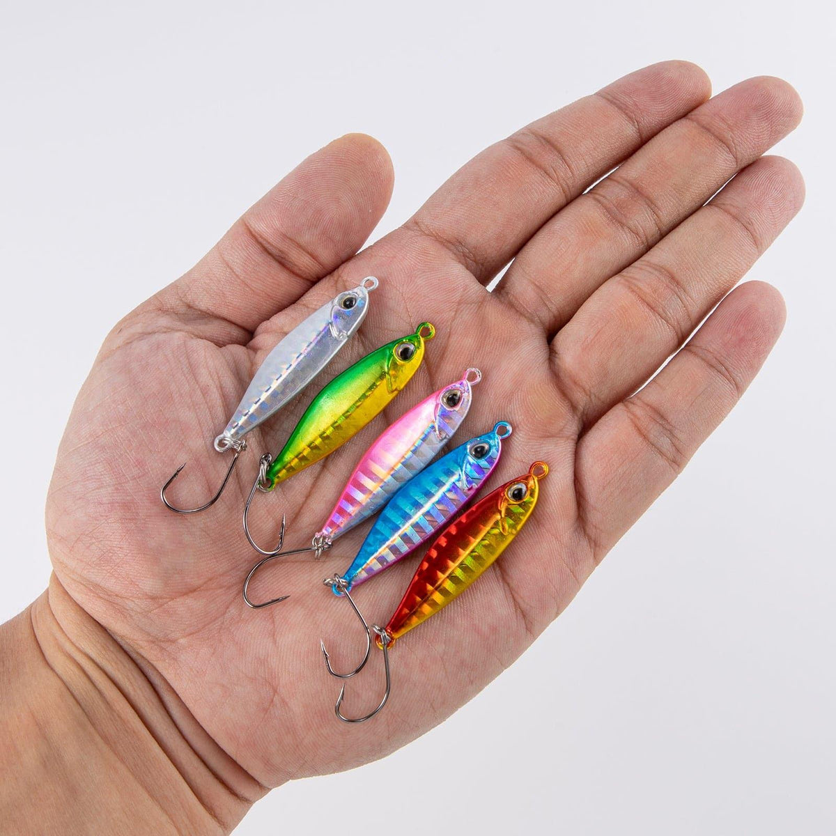 Dr.Fish 5pcs Mini Fishing Spinner Lure 1.81''  0.38oz - Dr.Fish Tackles