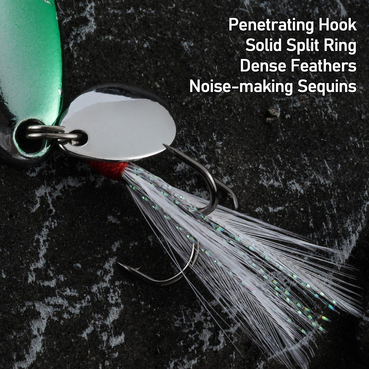 Dr.Fish 5 cps Metal S-shaped Spoon Lures - Dr.Fish Tackles