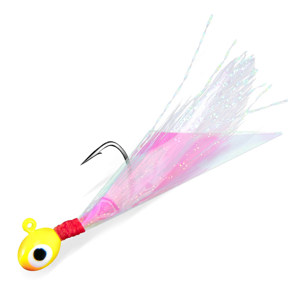Dr.Fish 10pcs Crappie Marabou Jigs Hand 1/32oz-1/16oz