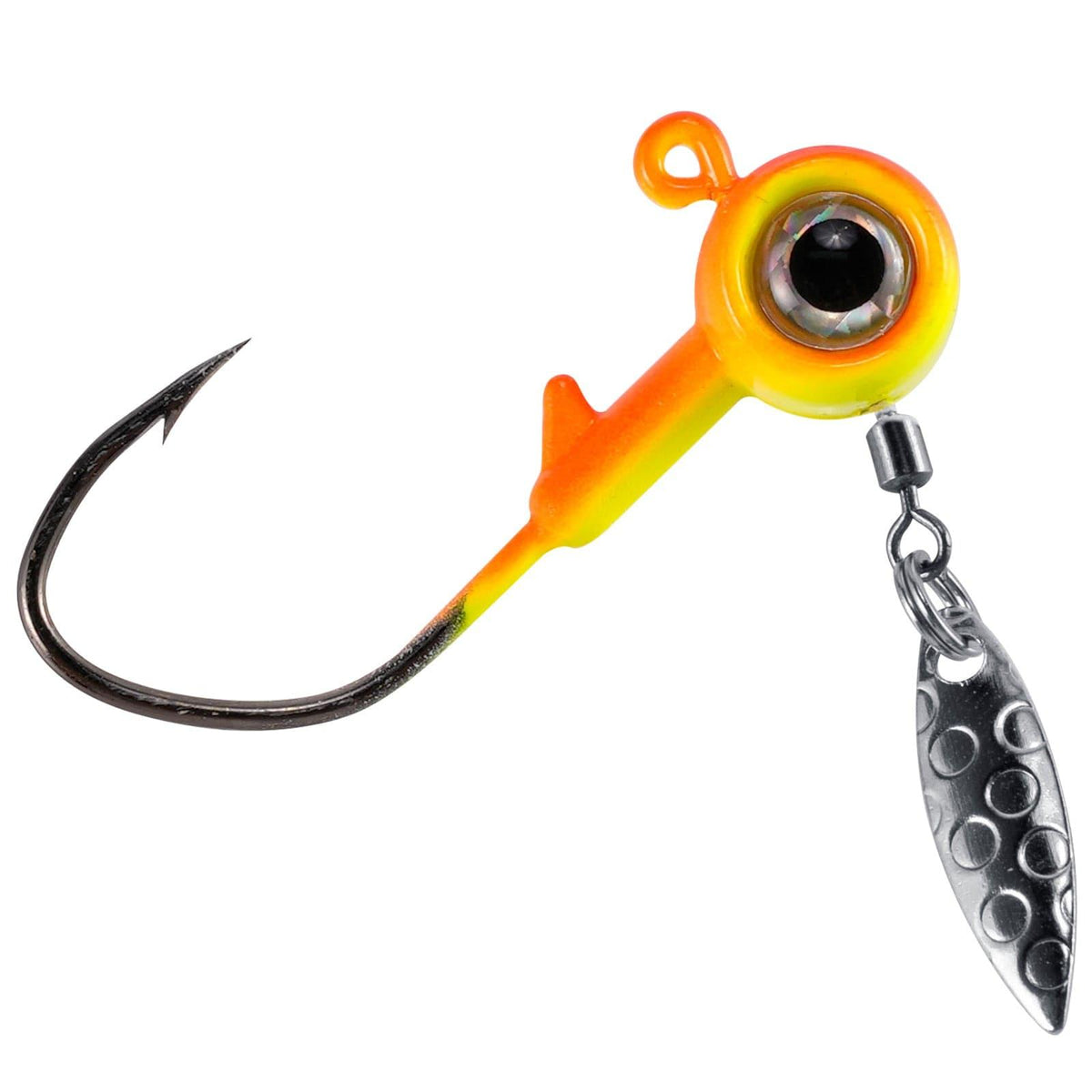 Dr.Fish 10pcs Underspin Jig Heads with Spinner Blade 1/32-3/8oz - Dr.Fish Tackles