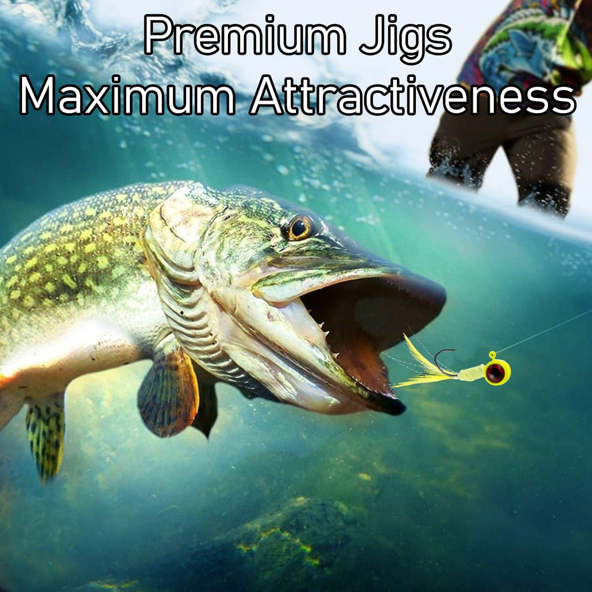 Dr.Fish 10pcs Marabou Feather Jigs 1/16oz 1/8oz 3/16oz 1/4oz - Dr.Fish Tackles