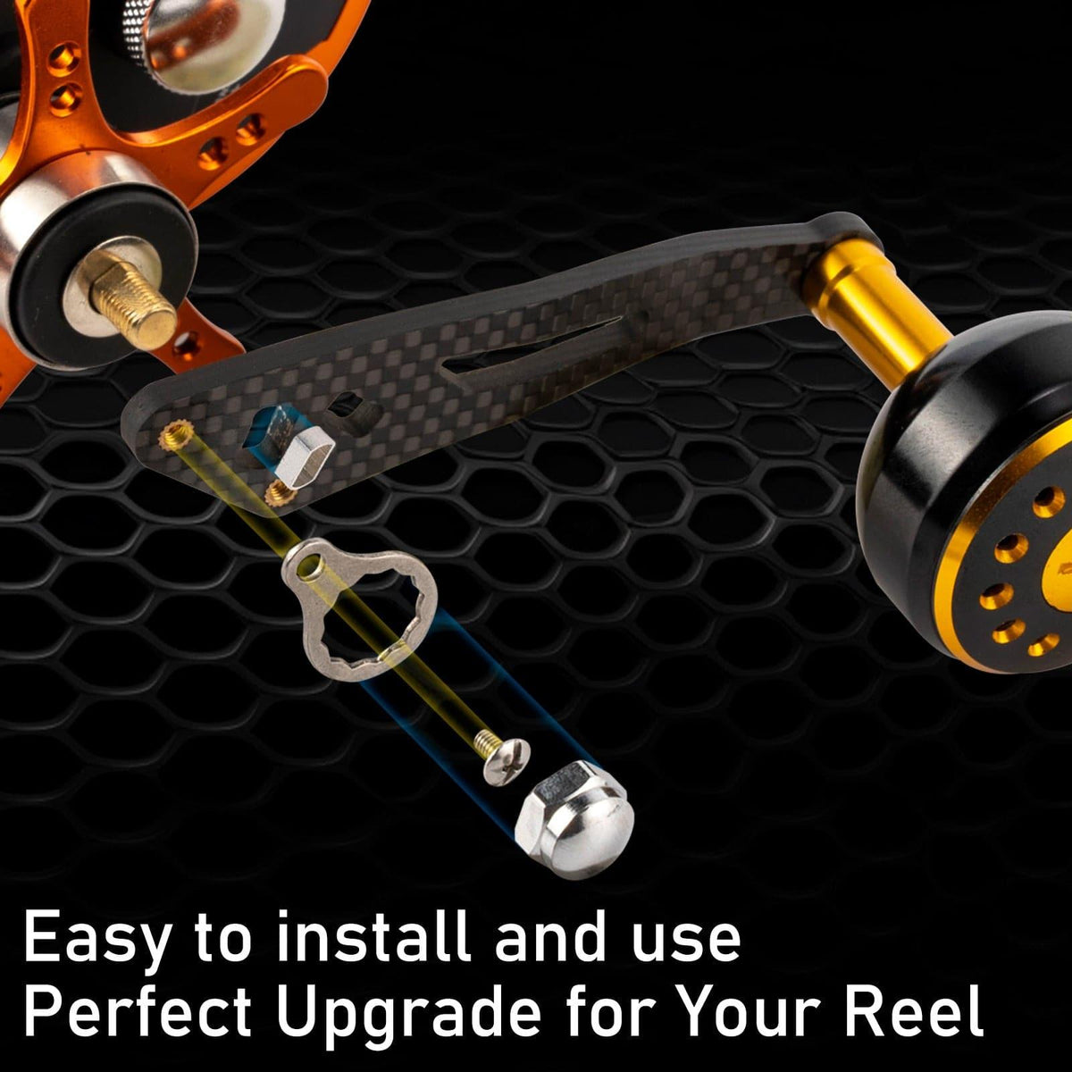 Dr.Fish Replacement Handle Parts Knob Single Rocker Arm for  Reel - Dr.Fish Tackles