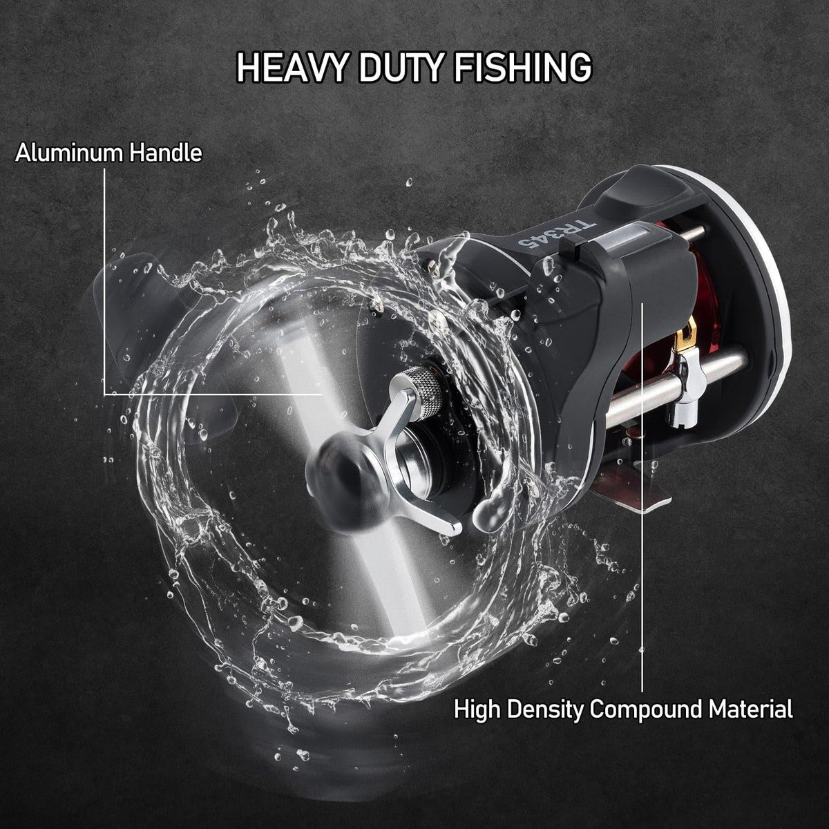 Dr.Fish Baitcasting Reels with Line Counter (2+1 BBS,18LB MAX Drag) - Dr.Fish Tackles