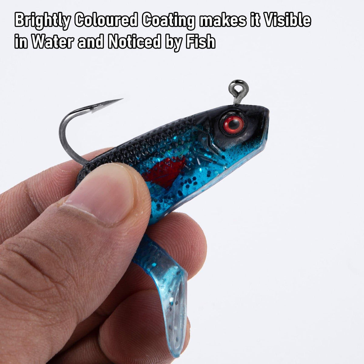 Dr.Fish 5pcs Swimbait Jig Heads 3.14" 0.33oz - Dr.Fish Tackles