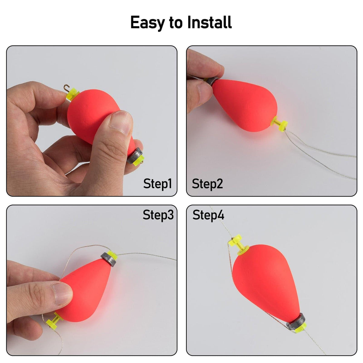 Dr.Fish 10pcs Pear Shape Fishing Float  7/32-1/3oz - Dr.Fish Tackles