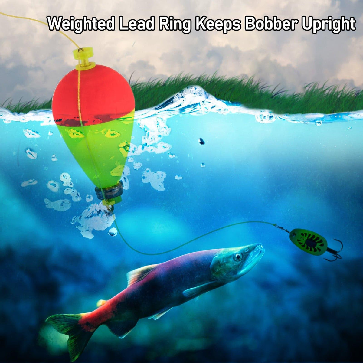 Dr.Fish 10pcs Pear Shape Fishing Float  7/32-1/3oz - Dr.Fish Tackles