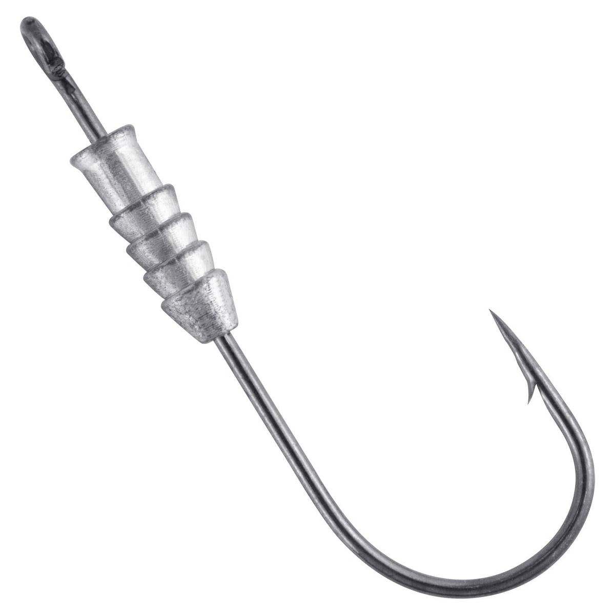 Dr.Fish 20pcs Fishing Weighted Worm Hooks (0.075oz-1/4oz)