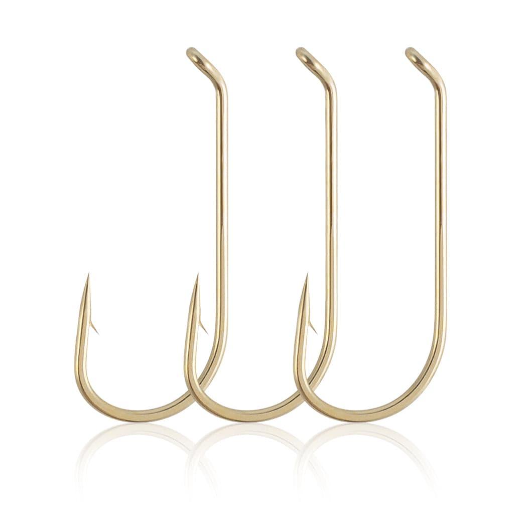 Dr.Fish 100pcs Barbed Dry Fly Fishing Hooks 22#-10# - Dr.Fish Tackles