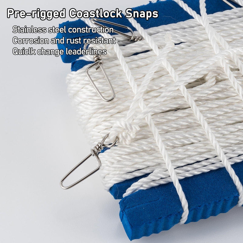 Dr.Fish 30/90M Trotline Fishing Set up Twine Pre-rigged Snaps Leader Hooks Dropline - Dr.Fish Tackles