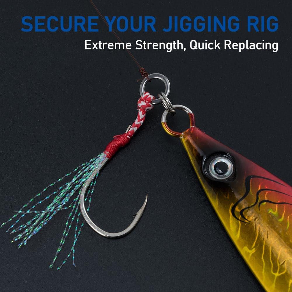 Dr.Fish100pcs Fishing Hook Lure Replacement Stainless Steel Rings - Dr.Fish Tackles