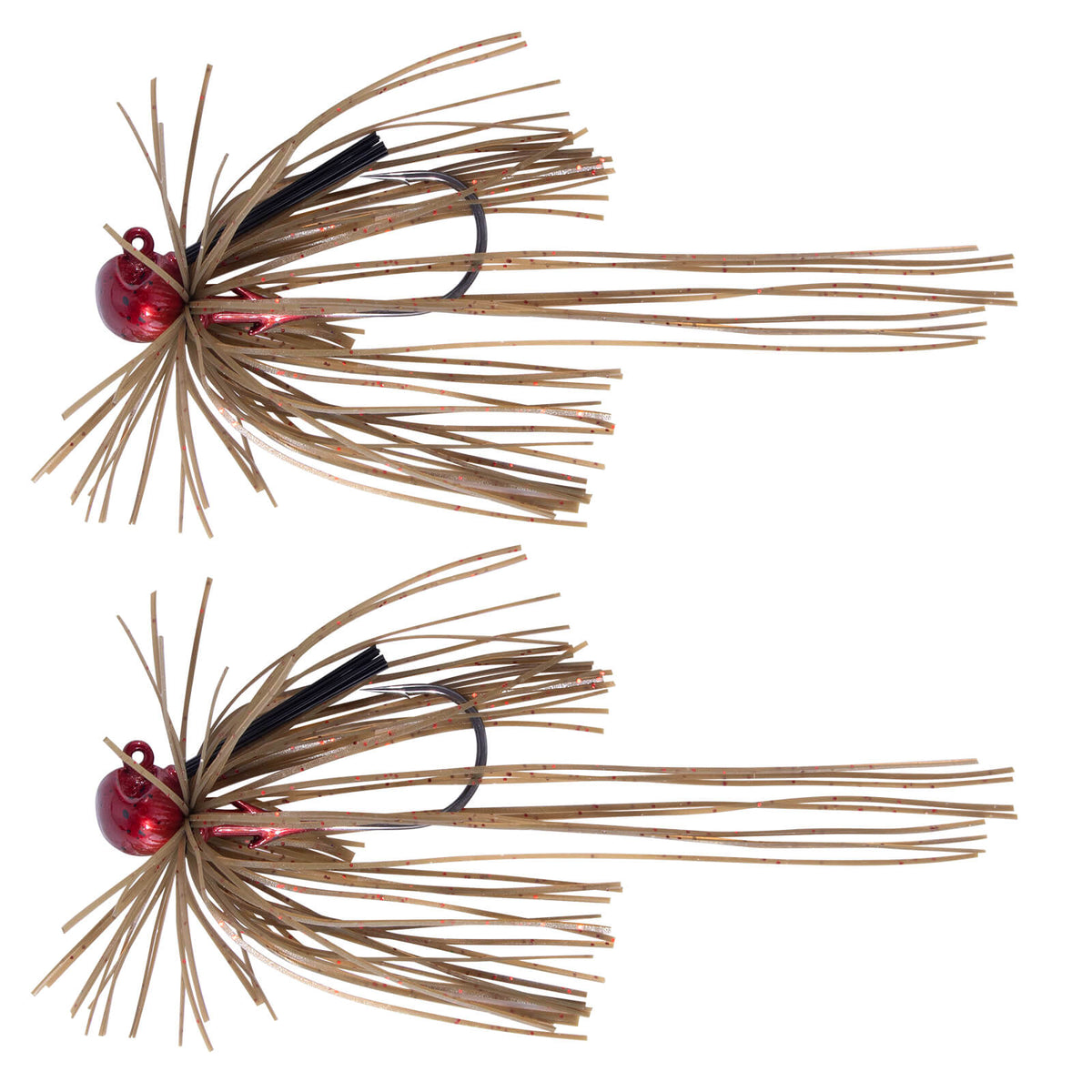 Dr.Fish 2pcs Football Jigs with Silicone Skirts 3/16oz-3/8oz