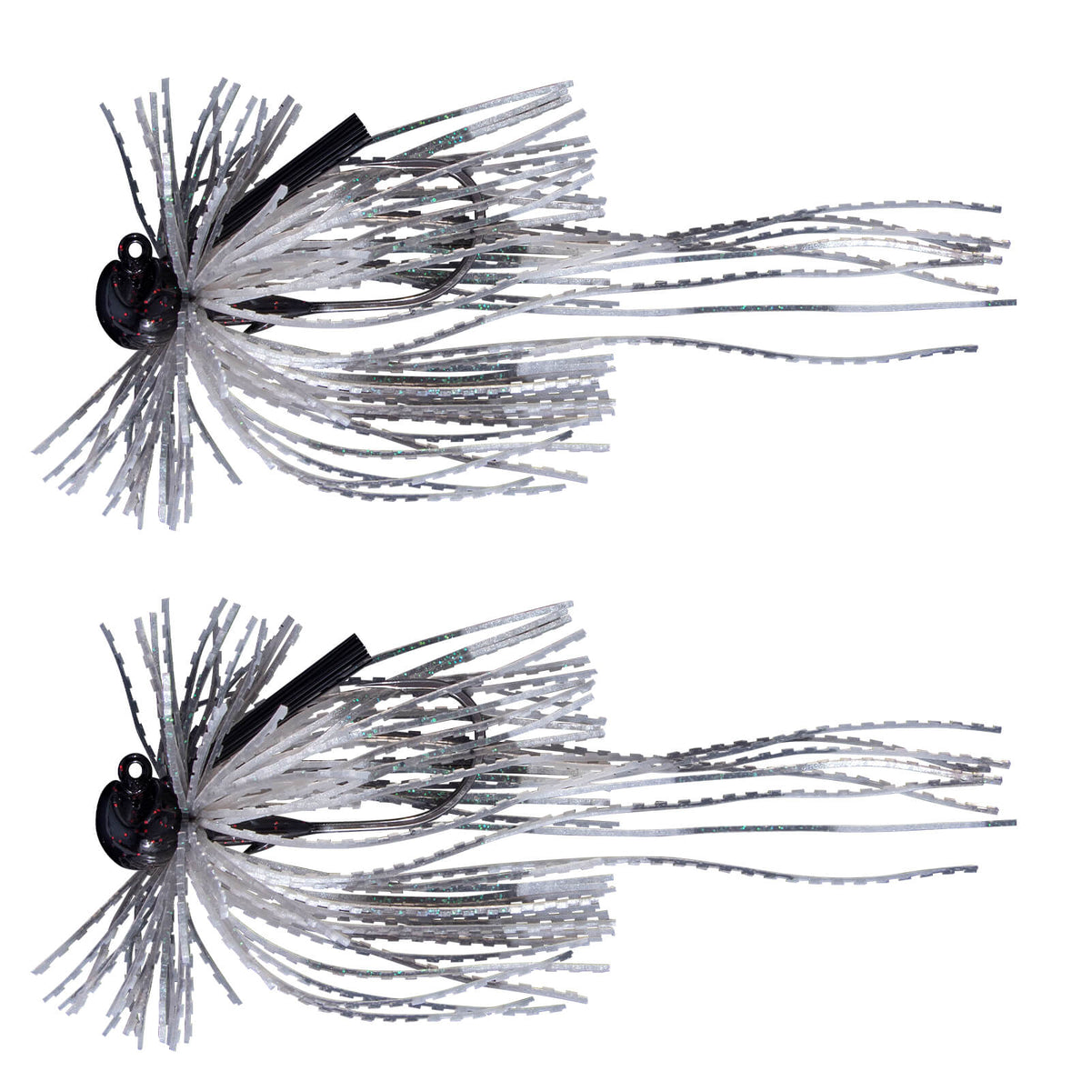 Dr.Fish 2pcs Football Jigs with Silicone Skirts 3/16oz-3/8oz