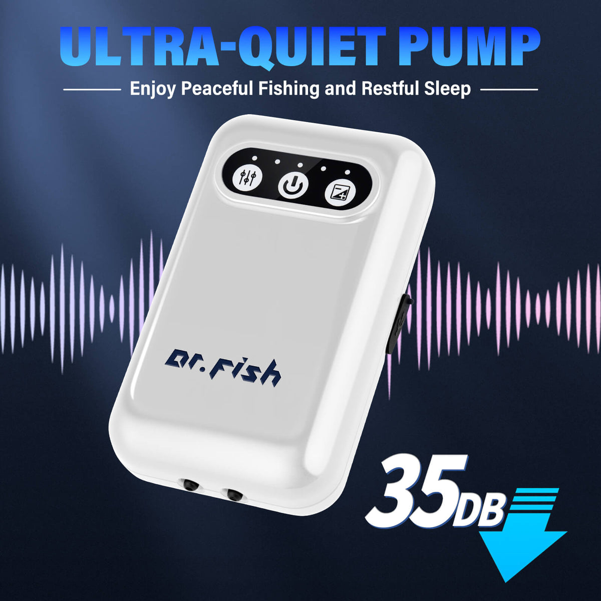 Dr.Fish Rechargeable Aquarium Air Pump 72H
