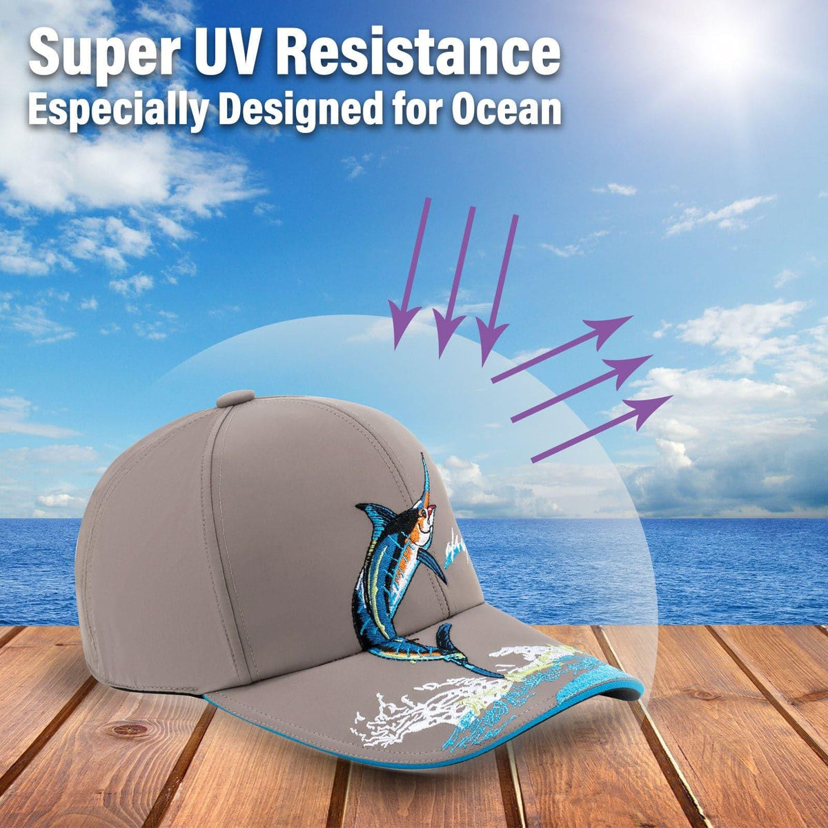 Dr.Fish Fishing Sun Cap UPF 50+ - Dr.Fish Tackles