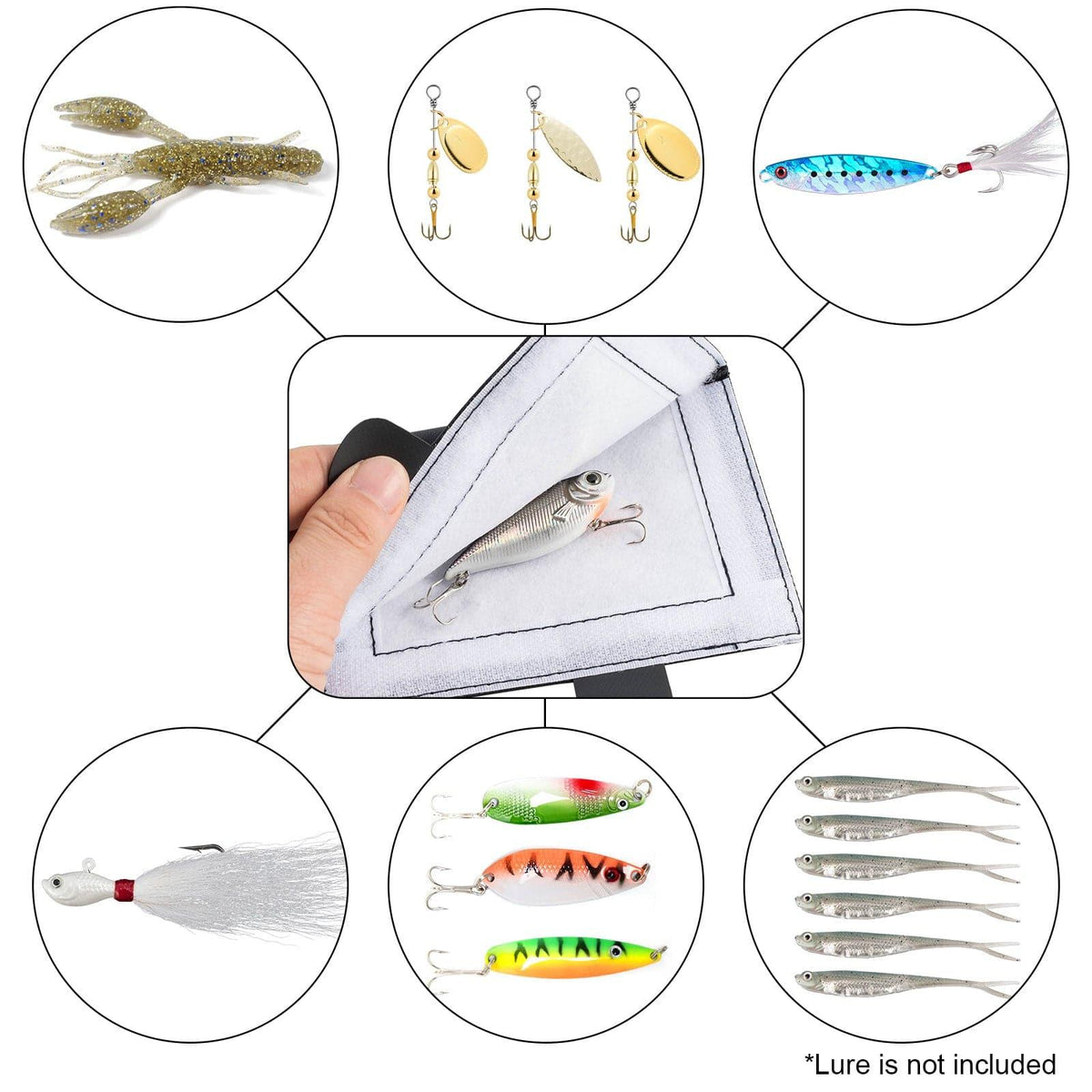 Dr.Fish 3pcs Lure Cover Size M/L - Dr.Fish Tackles