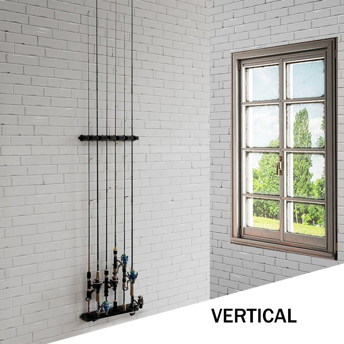 Dr.Fish Fishing Rod Rack 6 Rods Holder - Dr.Fish Tackles