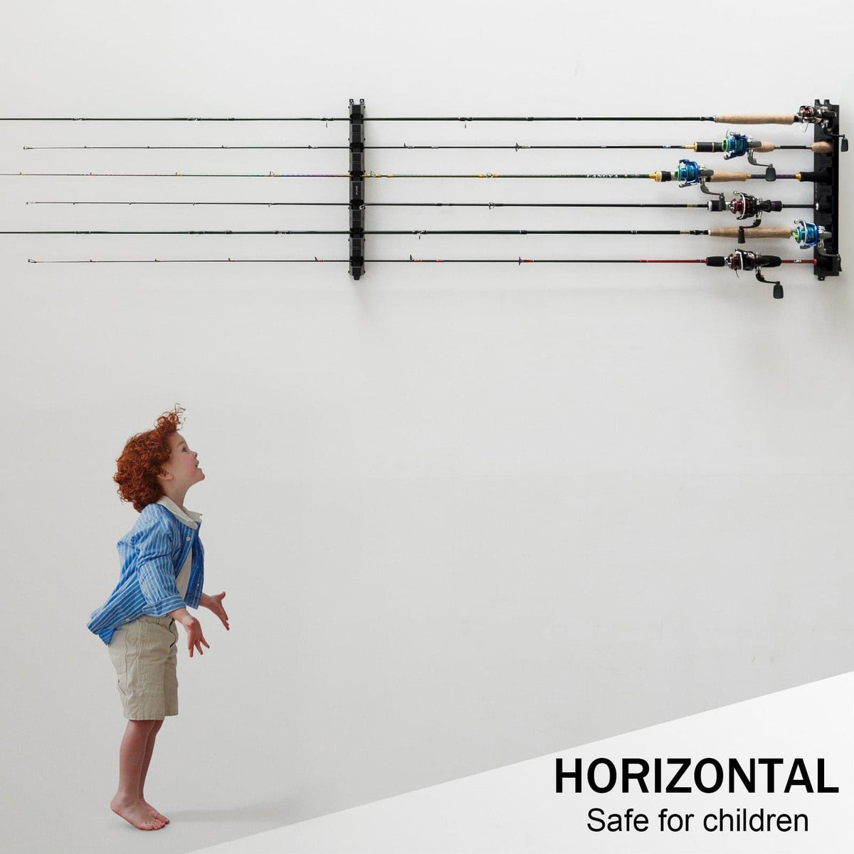Dr.Fish Fishing Rod Rack 6 Rods Holder - Dr.Fish Tackles
