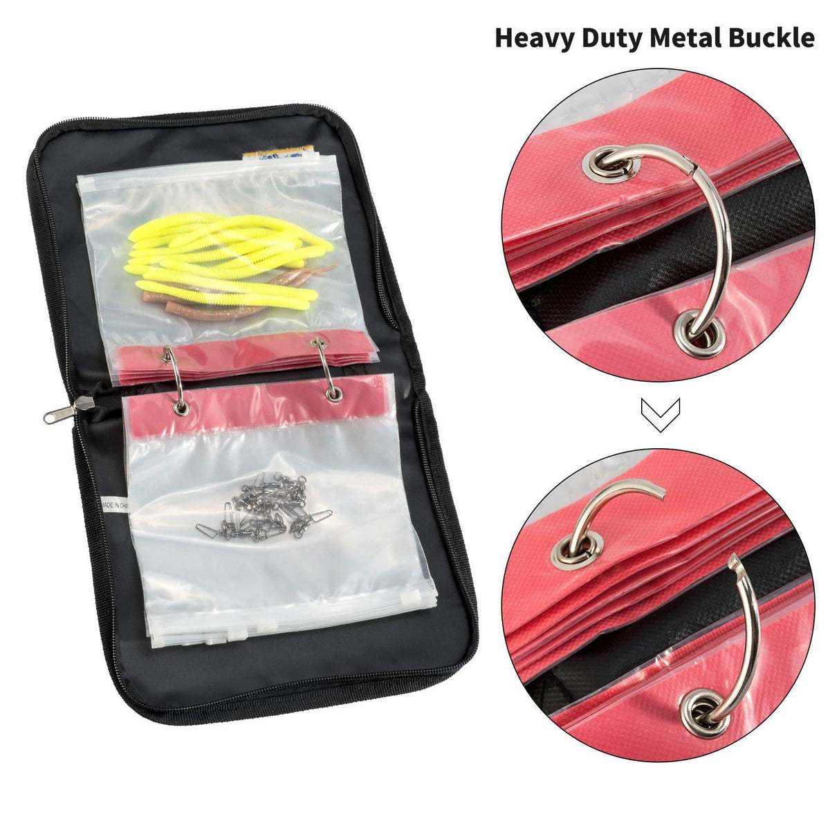 Dr.Fish Soft Bait Binder Zipper - Dr.Fish Tackles