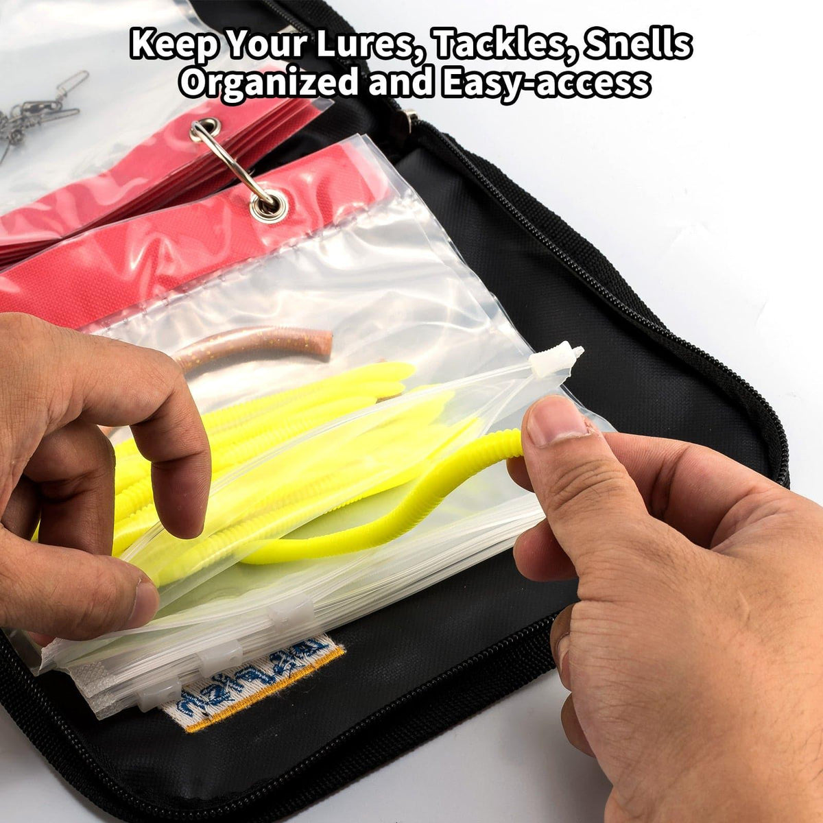 Dr.Fish Soft Bait Binder Zipper - Dr.Fish Tackles