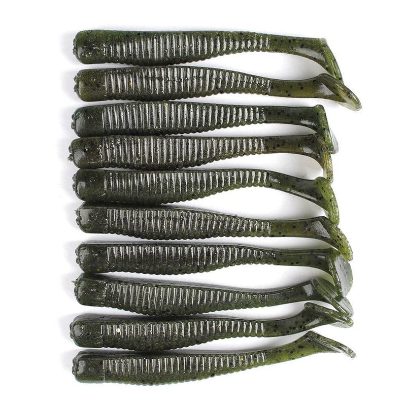Dr.Fish 10pcs Paddle Tail Soft Baits 3'' - Dr.Fish Tackles
