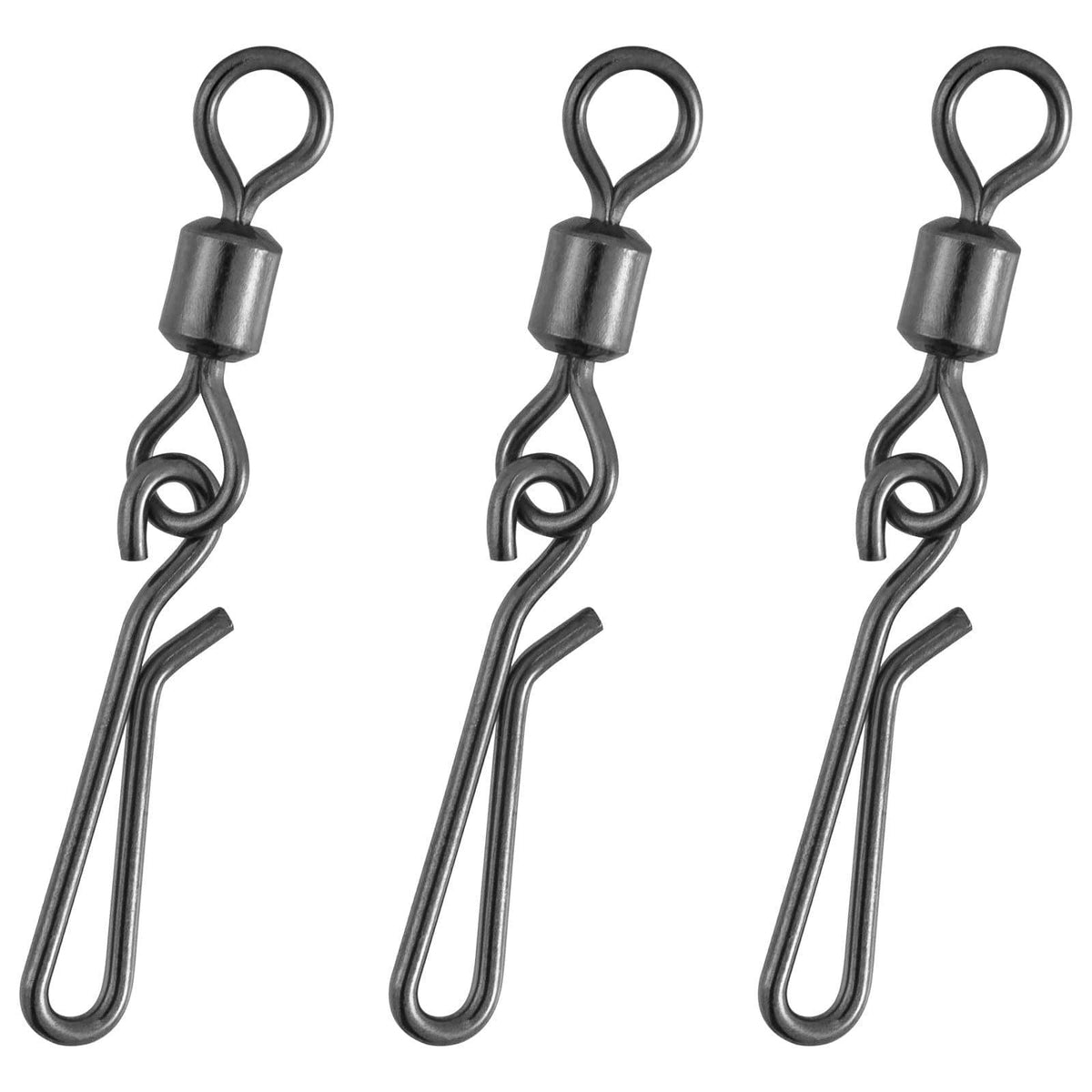 Dr.Fish 50pcs Rolling Swivel with Hanging Snap 20-46.3lb - Dr.Fish Tackles