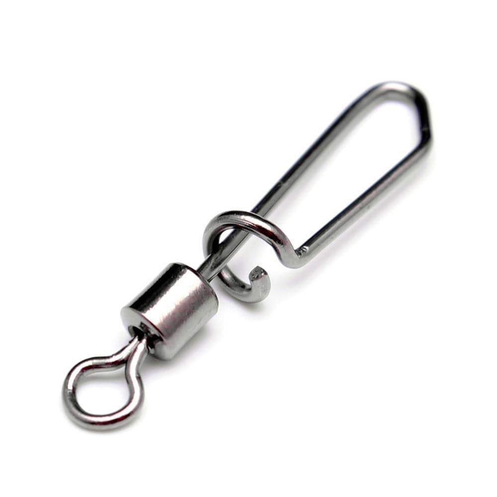 Dr.Fish 20pcs Rolling Swivel with T Shape Snap 40-75lb - Dr.Fish Tackles