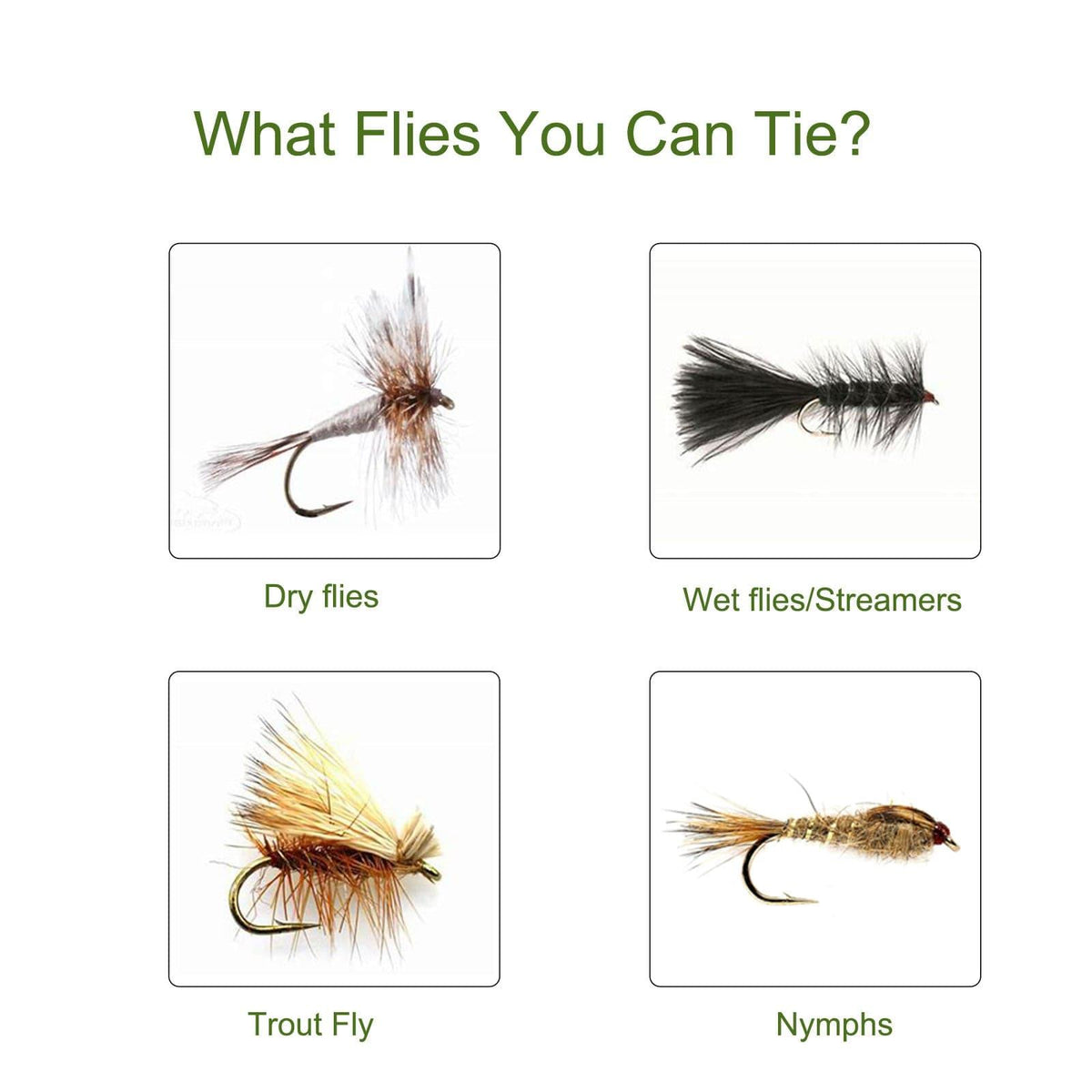 Dr.Fish Flies Tying Vise & Materials Kit - Dr.Fish Tackles