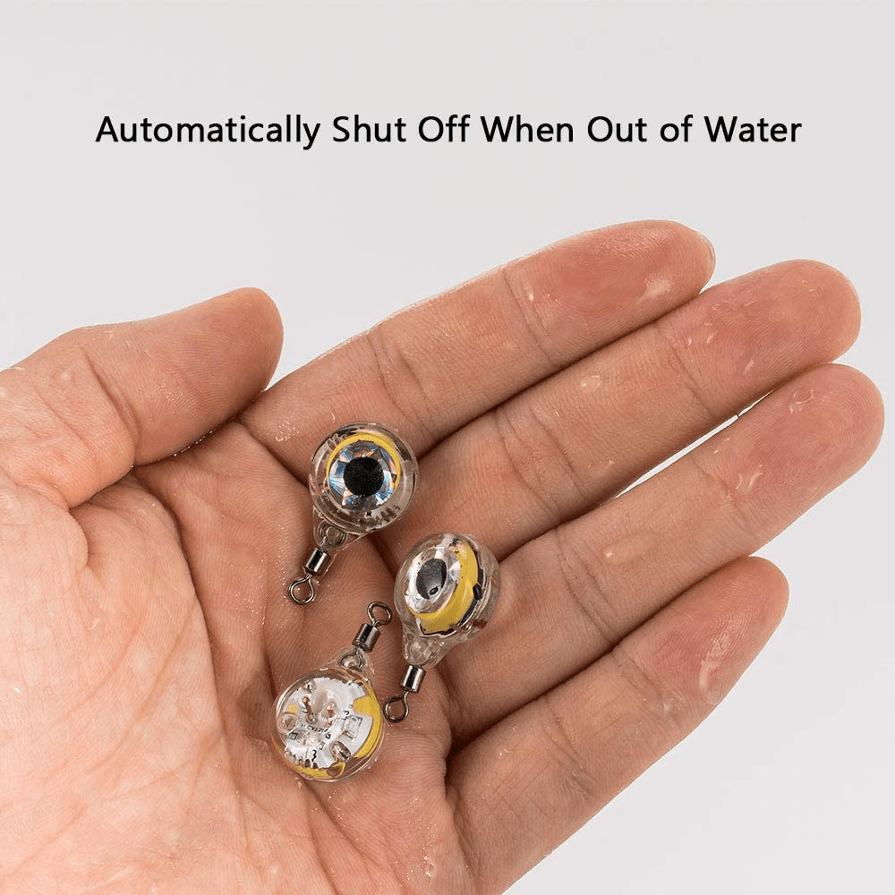 Dr.Fish 5pcs Round LED Lures One Swivel - Dr.Fish Tackles