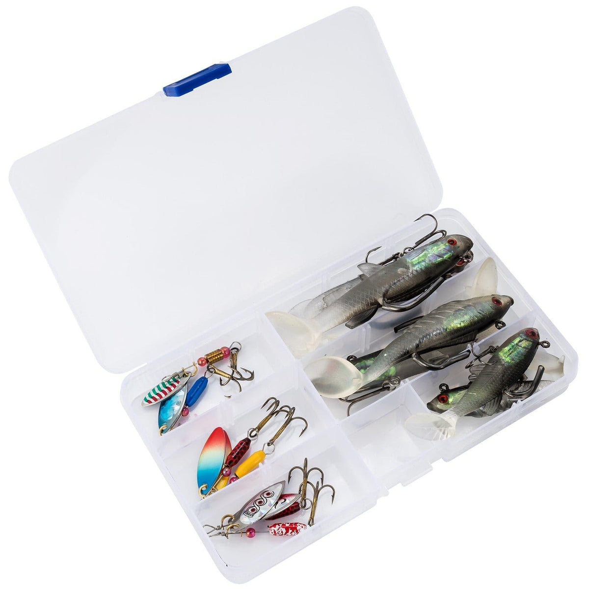 Dr.Fish Spinners and Weighted Shad Lures Kit - Dr.Fish Tackles
