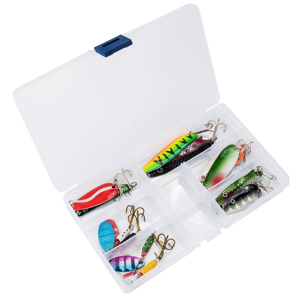Dr.Fish 12pcs Spinners and Spoons Kit - Dr.Fish Tackles