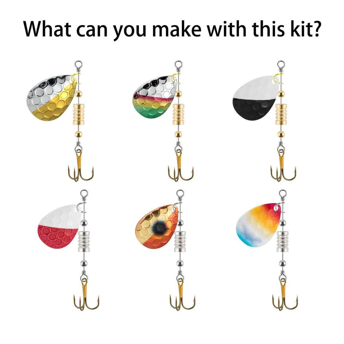 Dr.Fish 140pcs Spinner Making Kit - B9 - Dr.Fish Tackles