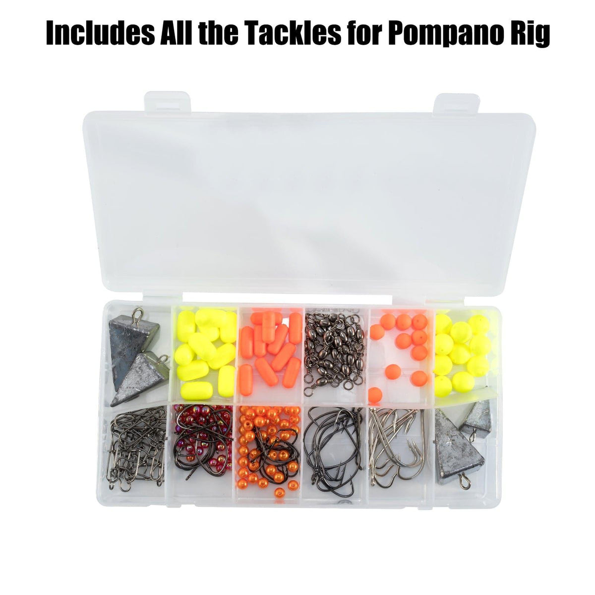 Dr.Fish 204pcs Pompano Rig Making Kit - E4 - Dr.Fish Tackles