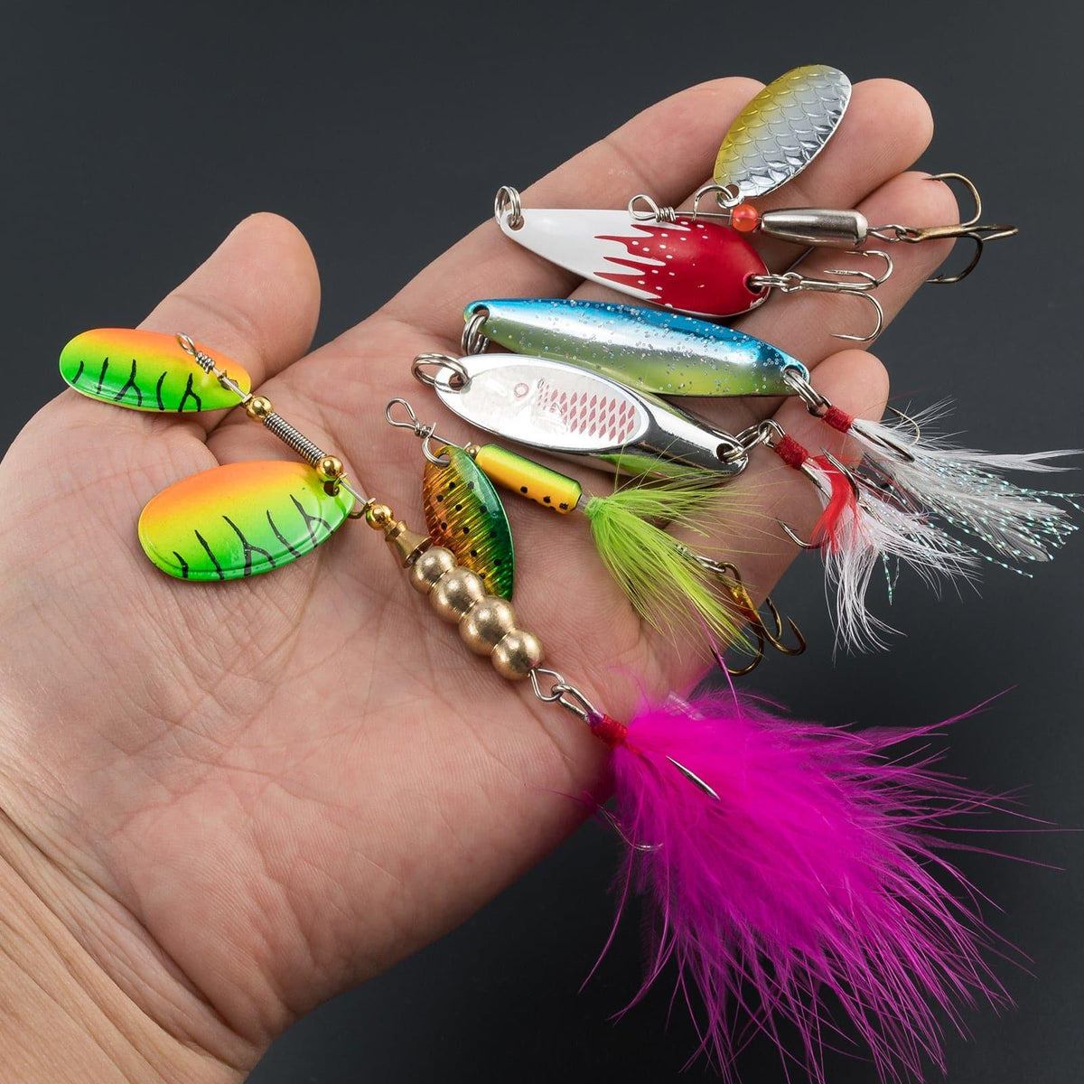 Dr.Fish 30pcs Spinners and Spoons Kit - Dr.Fish Tackles