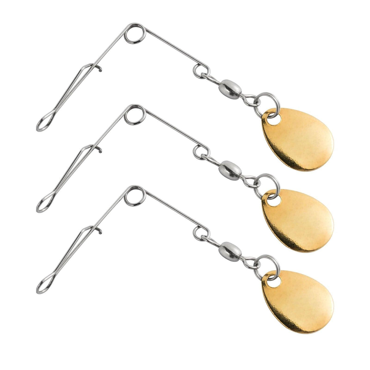 Dr.Fish 20pcs Spinnerbait Arms Silver Gold - Dr.Fish Tackles
