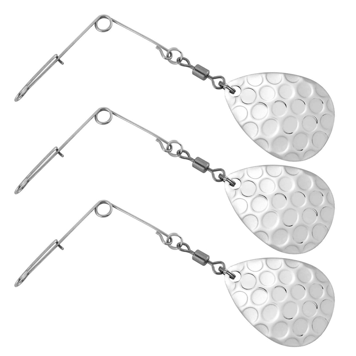 Dr.Fish 10pcs Spinnerbait Arms #3 Blade - Dr.Fish Tackles