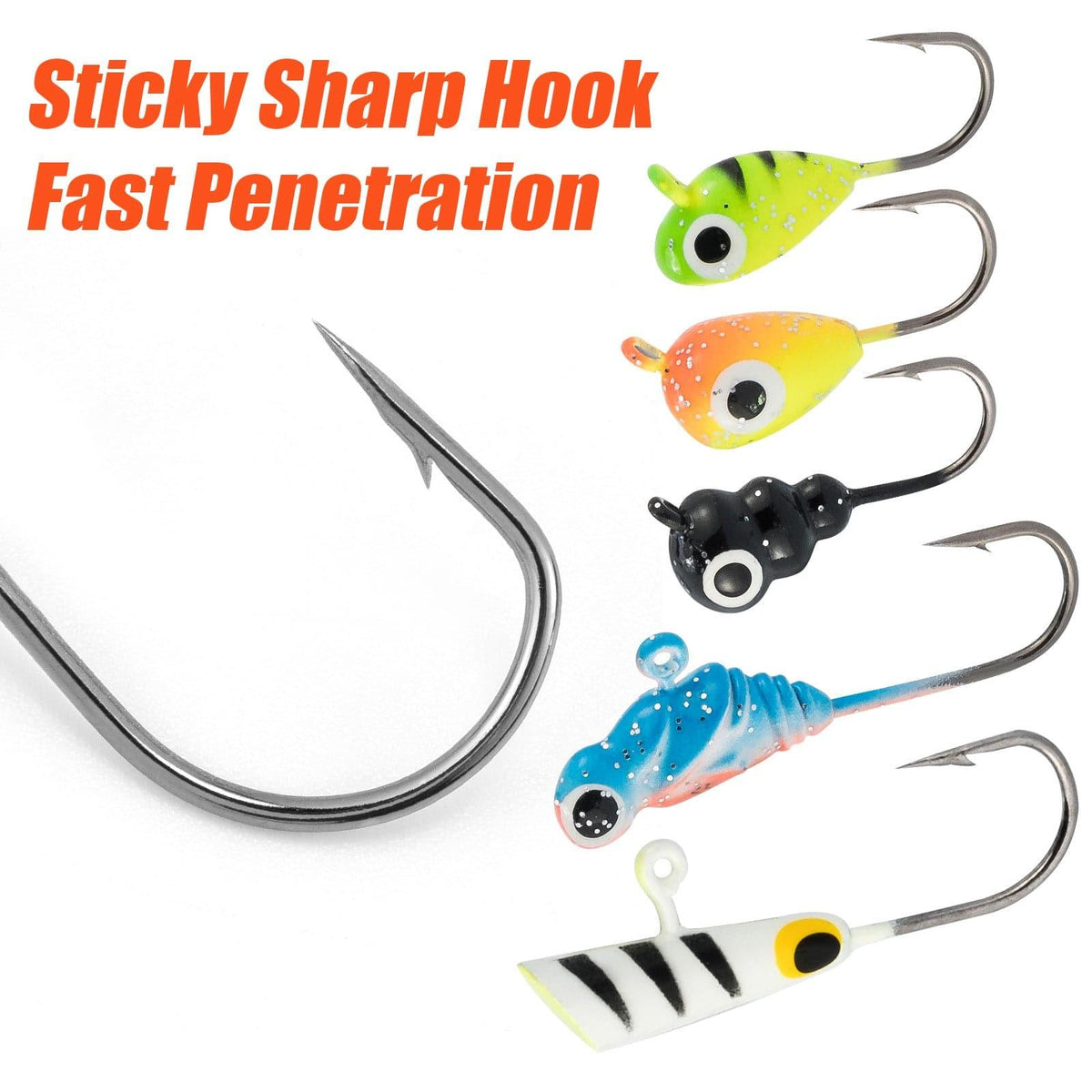 Dr.Fish Ice Fishing Jig Heads Kit - Dr.Fish Tackles