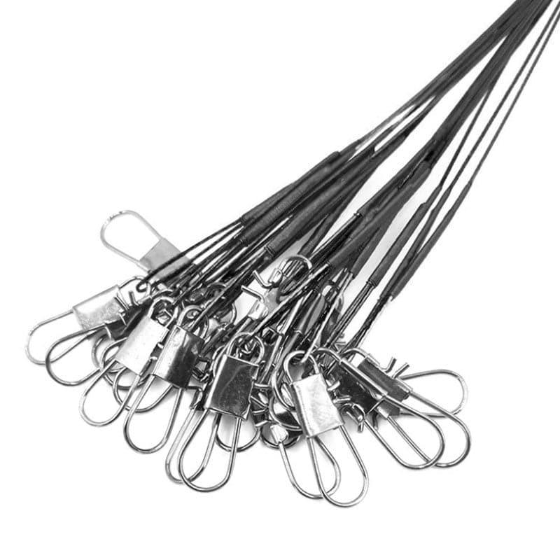 Dr.Fish 50pcs Lure Wire Traces Leader 30cm - Dr.Fish Tackles