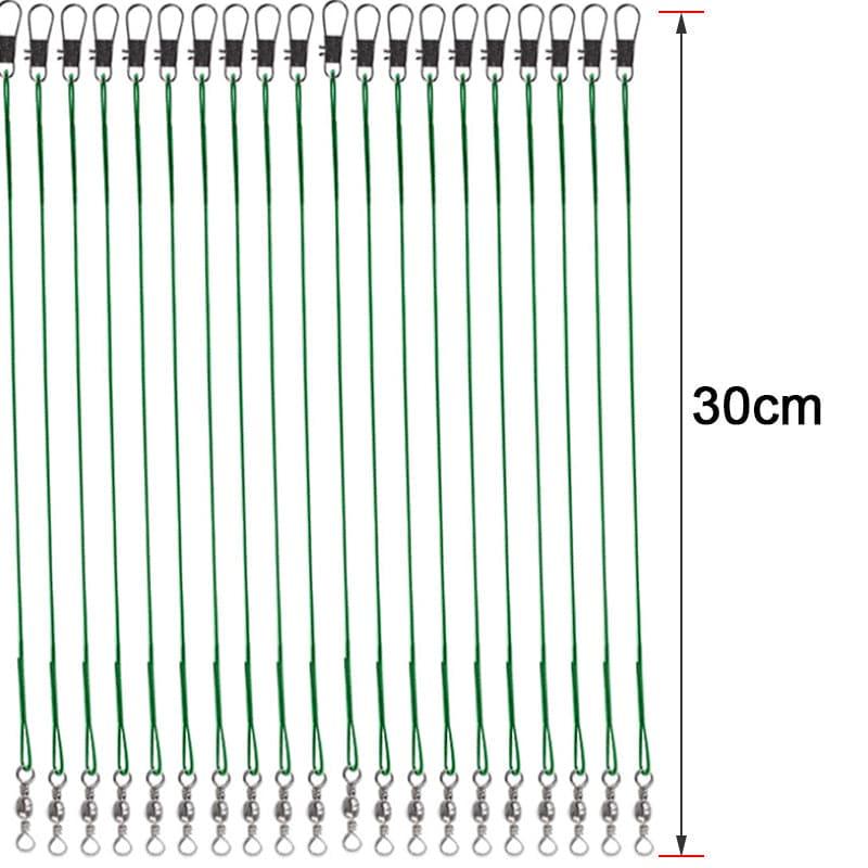 Dr.Fish 50pcs Lure Wire Traces Leader 30cm - Dr.Fish Tackles