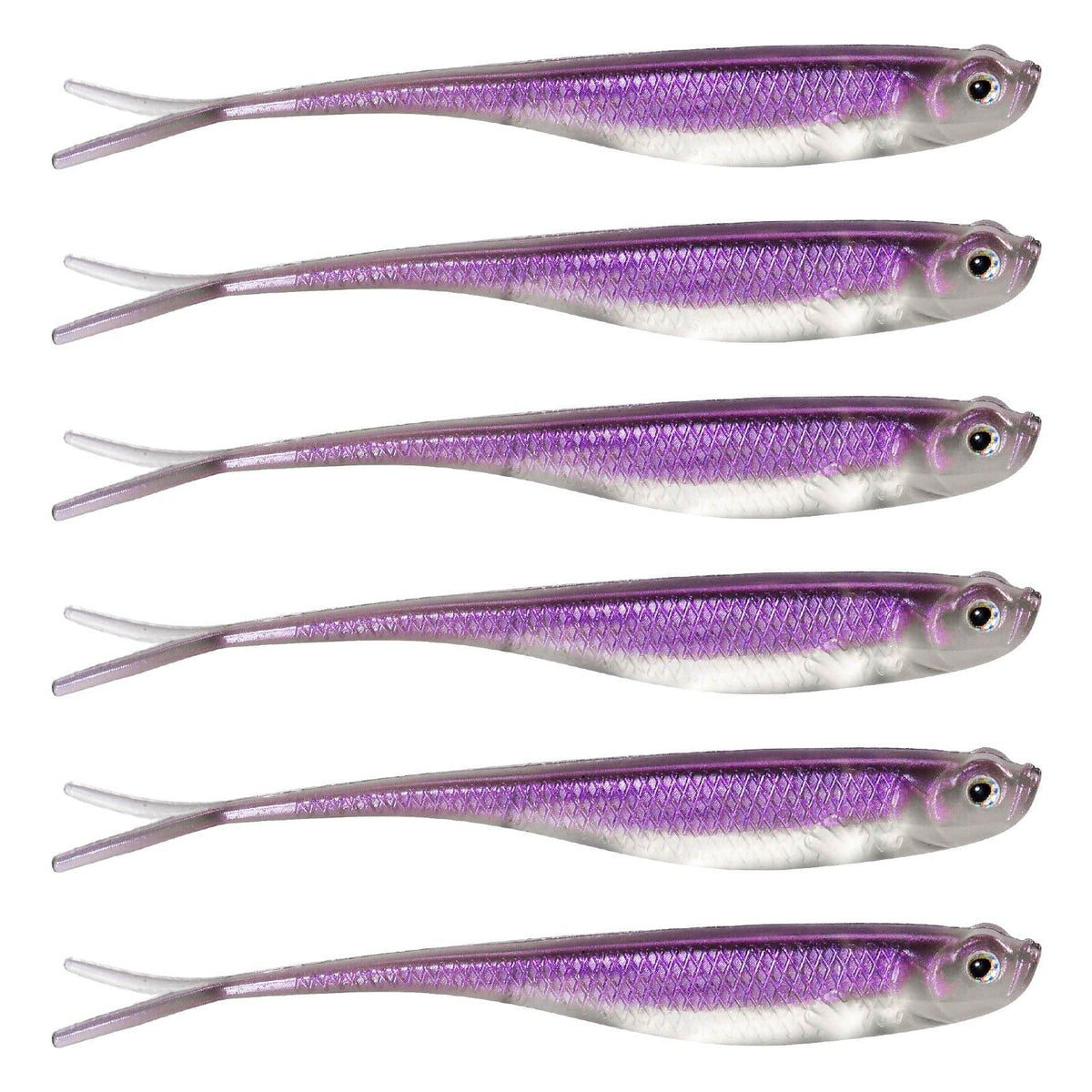 Dr.Fish Fluke Tail Soft Swimbaits 2.9''-4.7'' - Dr.Fish Tackles