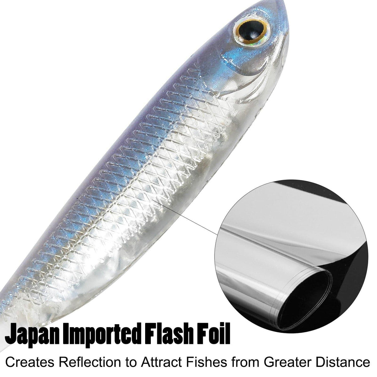 Dr.Fish Paddle Tail Soft Swimbaits 2.7''-4.7'' - Dr.Fish Tackles