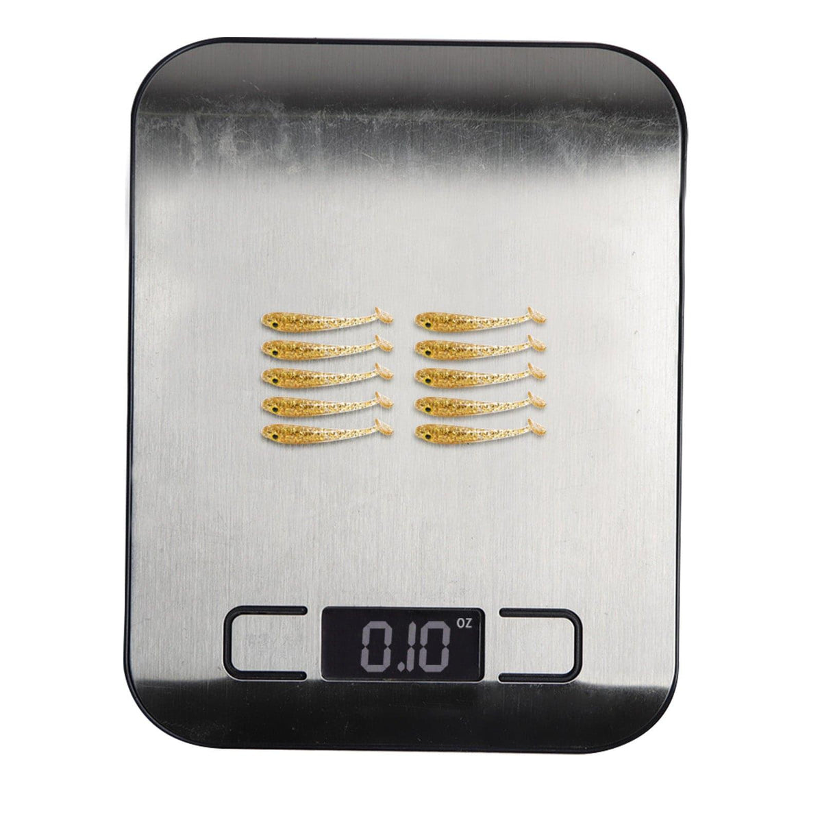 Dr.Fish 10pcs Flashing Glitter Soft Baits 1.57'' - Dr.Fish Tackles