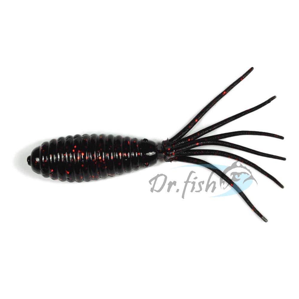 Dr.Fish 10pcs Soft Plastic Tail Worms 2.5''Dr.Fish 10pcs Soft Plastic Tail Worms 2.5''