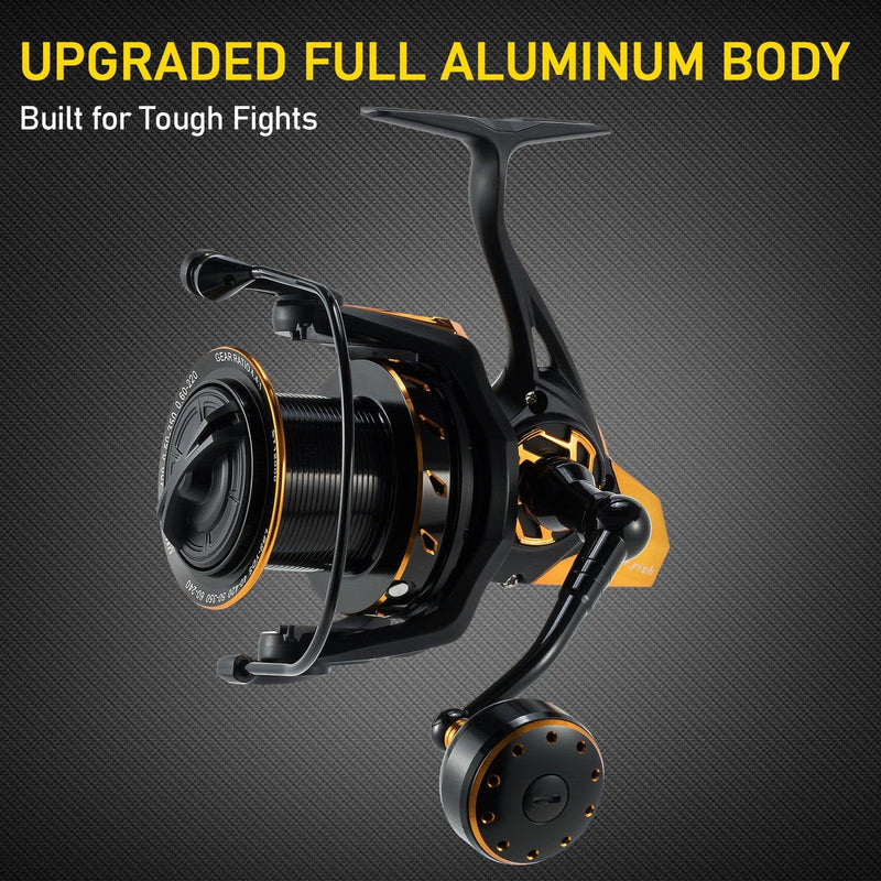 Dr.Fish ST Surf Fishing Reel 10000/12000 Full Metal - Dr.Fish Tackles