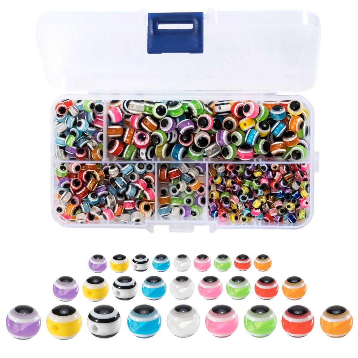Dr.Fish 500pcs Fishing Beads Kit 4/6/8mm - Dr.Fish Tackles